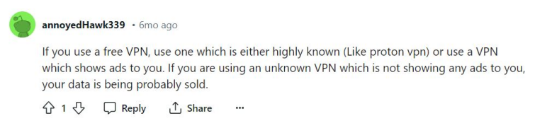 free VPN opinion