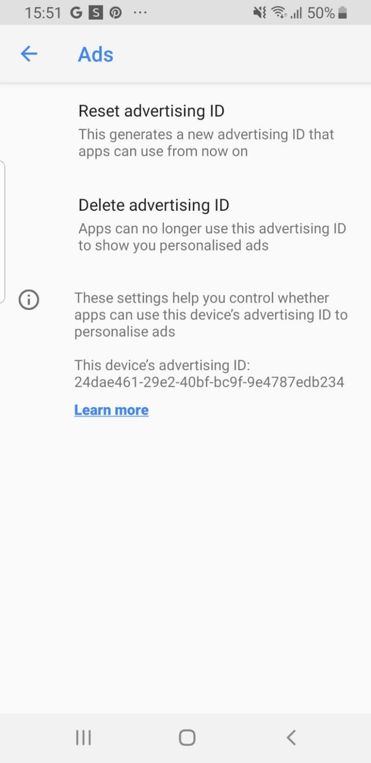 advertising ID