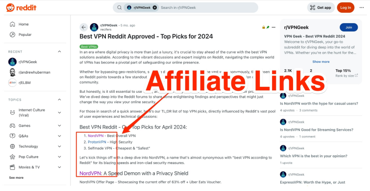 reddit aff link nordvpn