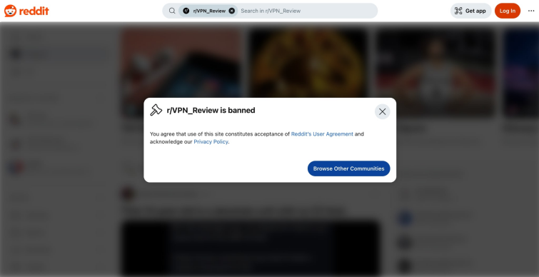 reddit vpn review banned